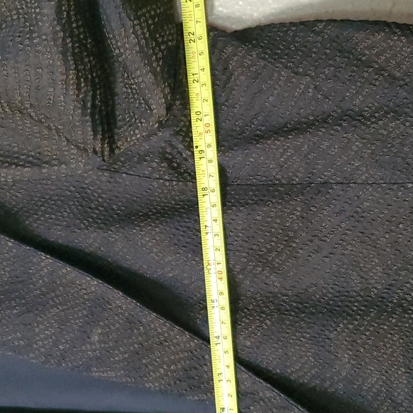 Eileen Fisher Size Large Silk Blend Jacquard Wave Blazer Jacket Black Brown - Picture 13 of 13